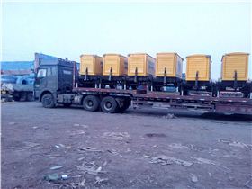 準備發(fā)往黑龍江某農(nóng)場的移動泵車 準備發(fā)往黑龍江某農(nóng)場的移動泵車