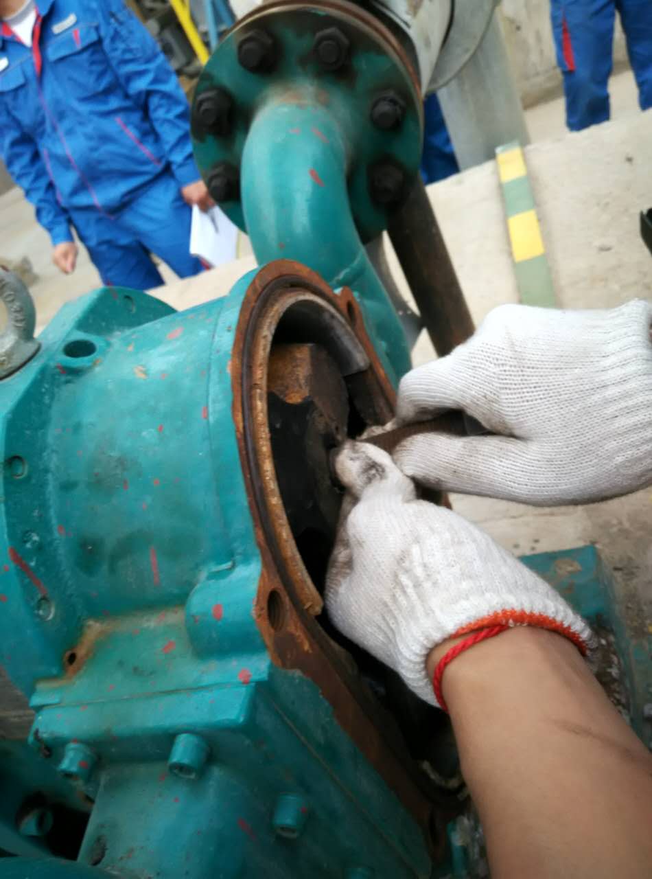 青島羅德售后人員冒雨為客戶(hù)更換轉(zhuǎn)子 青島羅德售后人員冒雨為客戶(hù)更換轉(zhuǎn)子