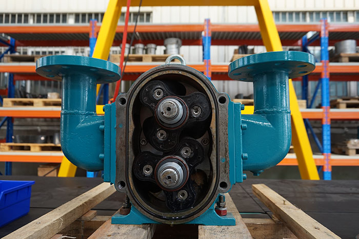 羅德凸輪轉(zhuǎn)子泵拆開泵蓋之后內(nèi)部圖20160818 羅德凸輪轉(zhuǎn)子泵拆開泵蓋之后內(nèi)部圖20160818