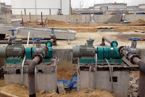污油提升泵現(xiàn)場工位圖 污油提升泵現(xiàn)場工位圖