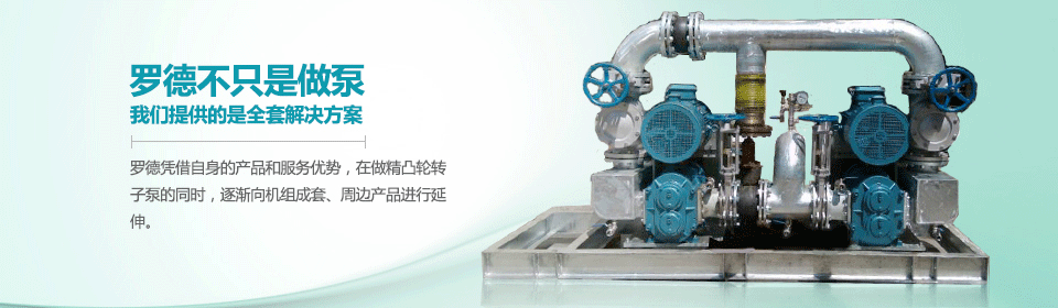羅德不只是做泵，我們提供的是全套解決方案